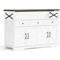 Sideboard mit 2 Tueren und offenen Ablagen