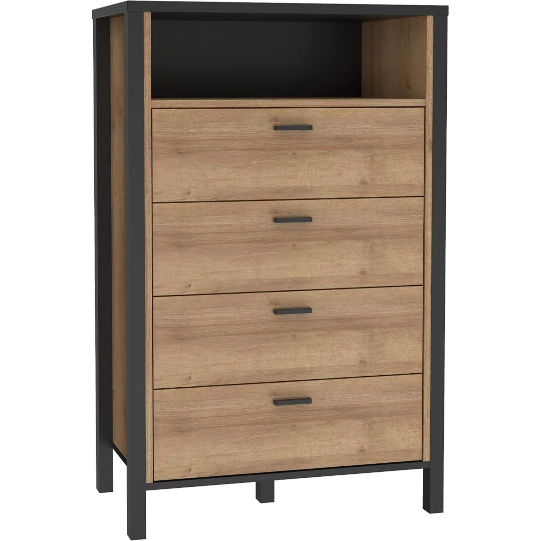 4 Schubladen an dem Sideboard mit 69.8 x 110.7 x 40.2 cm