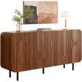 Sideboard mit 4 Tueren und strukturierten Fronten