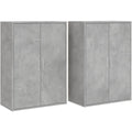 Sideboard mit den Massen 60 x 31 x 84 cm in Grau