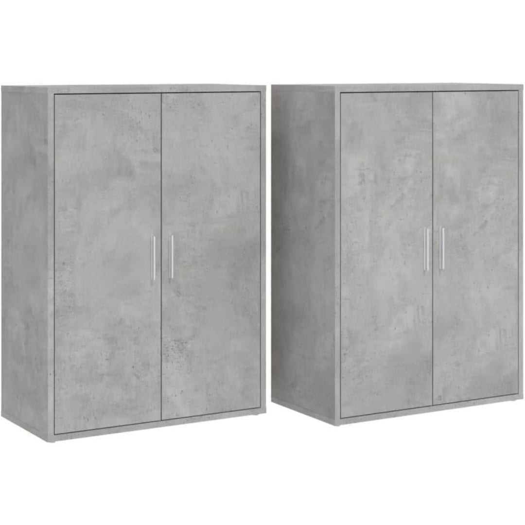 Sideboard mit den Massen 60 x 31 x 84 cm in Grau