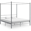 Ein Lattenrost an dem Bettgestell aus Metall mit den Massen 180 x 200 cm