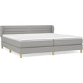 Boxspringbett mit einem Lattenrost, Hoehenverstellung und einem Taschenfederkern