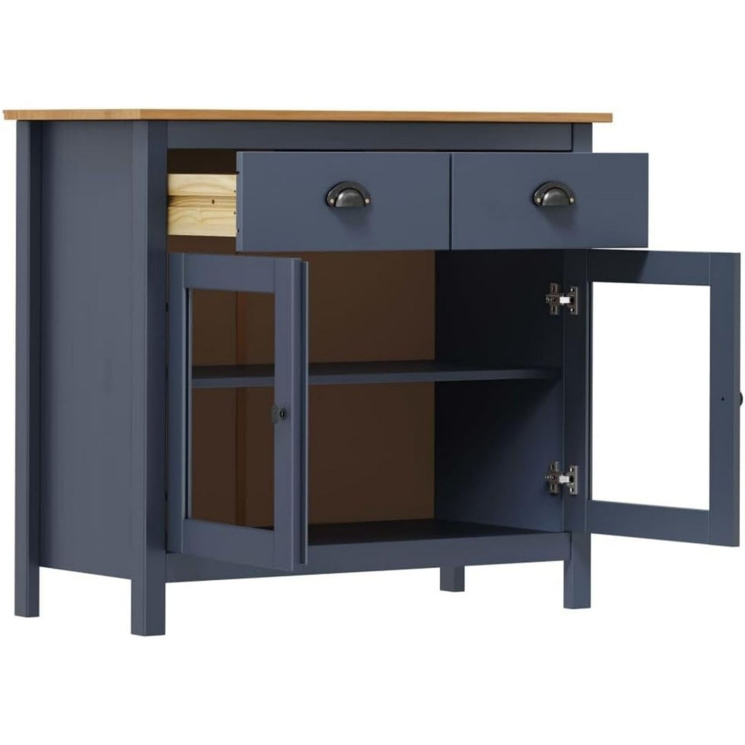Sideboard mit Schubladen, geschlossenem Stauraum und Glastueren