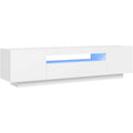 Weisses Lichtboard mit schmaler mittiger Geraetenische
