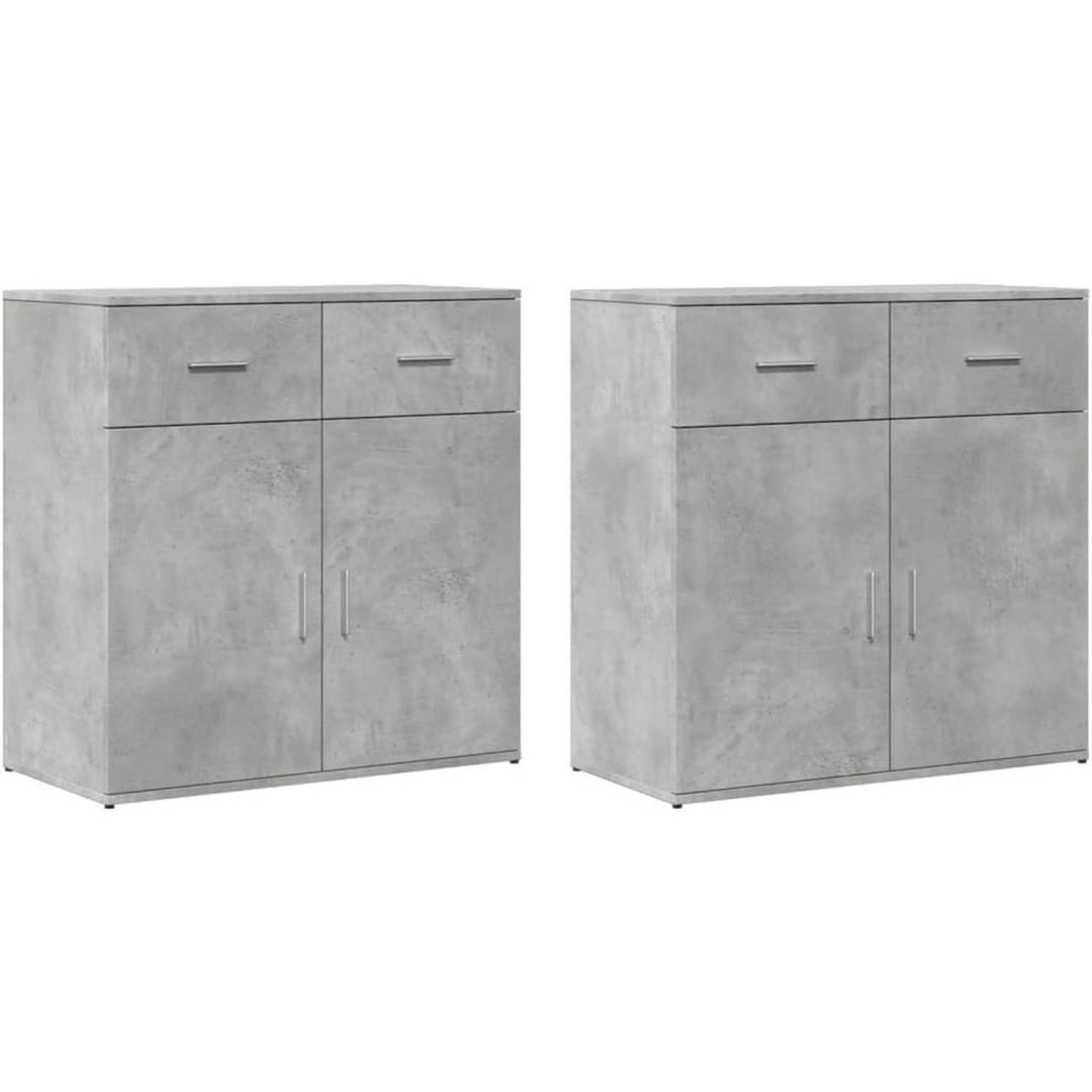 Sideboard mit den Massen 79 x 38 x 80 cm in Grau