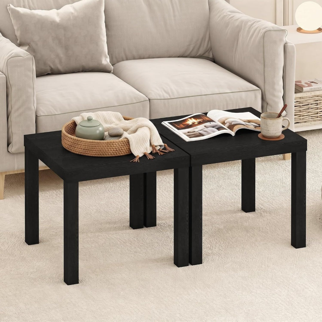 Couchtisch aus Holzwerkstoff in Schwarz