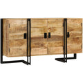 Das Sideboard nimmt mit 150 x 40 x 80 cm Gestalt an
