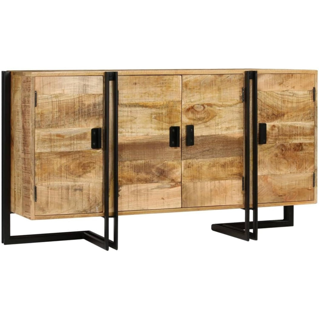 Das Sideboard nimmt mit 150 x 40 x 80 cm Gestalt an