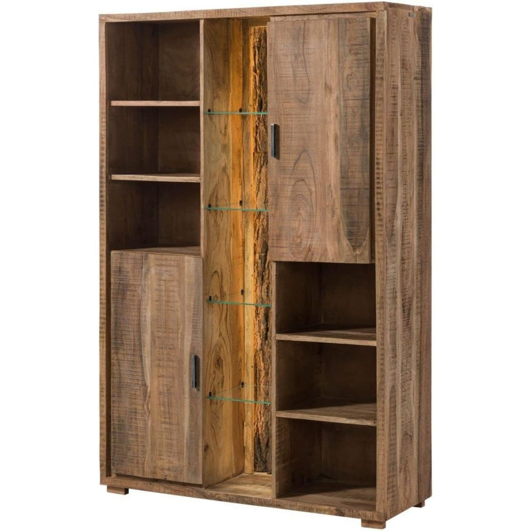 Sideboard aus Akazienholz mit LED Beleuchtung